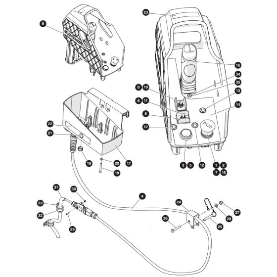 Platform Control Box Assembly for Skyjack SJ5545 E DC Scissor Lift