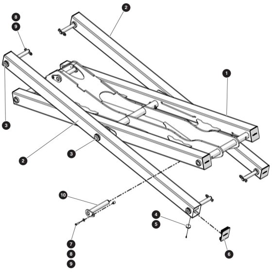 Scissor Arm (Level 3) Assembly for Skyjack SJ5545 E DC Scissor Lift