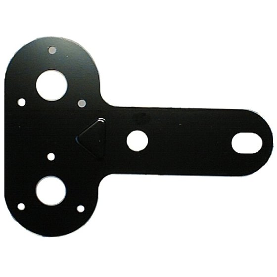 Socket Mounting Plate Double for 7-Pin Sockets Electrical Fitting