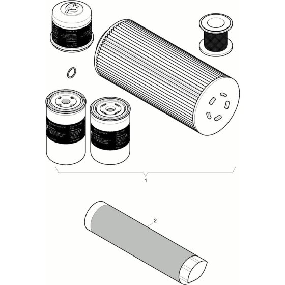 Filter Service Items for HATZ 4H50T.11