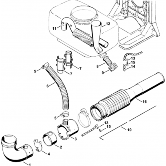 Dusting Attachment for Stihl