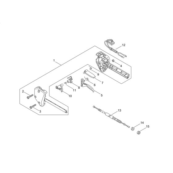 Throttle for ECHO SRM-236ES/L