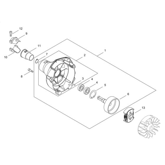 Clutch for ECHO SRM-236TES/U