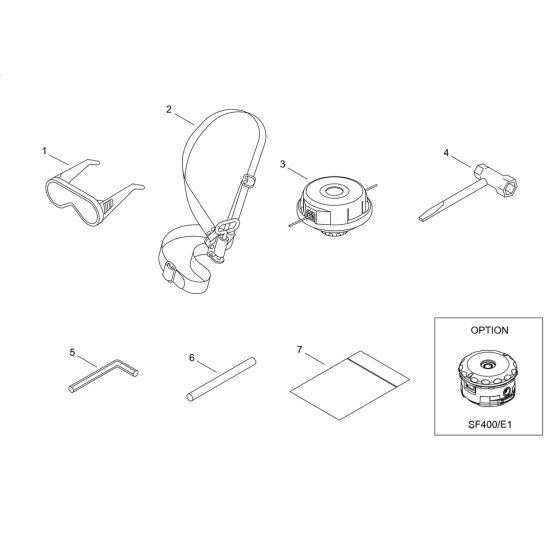 ECHO SRM-265/L Accessories