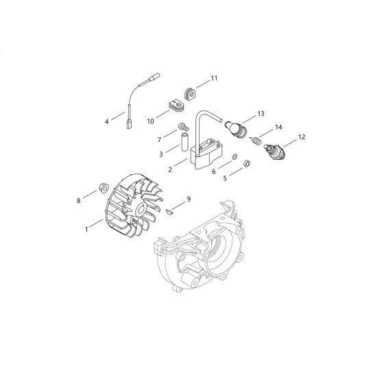 Magneto for ECHO SRM-265/L