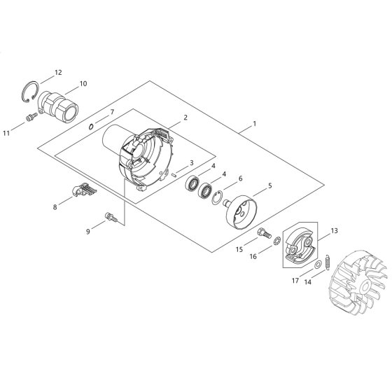 Clutch for ECHO SRM-265/L