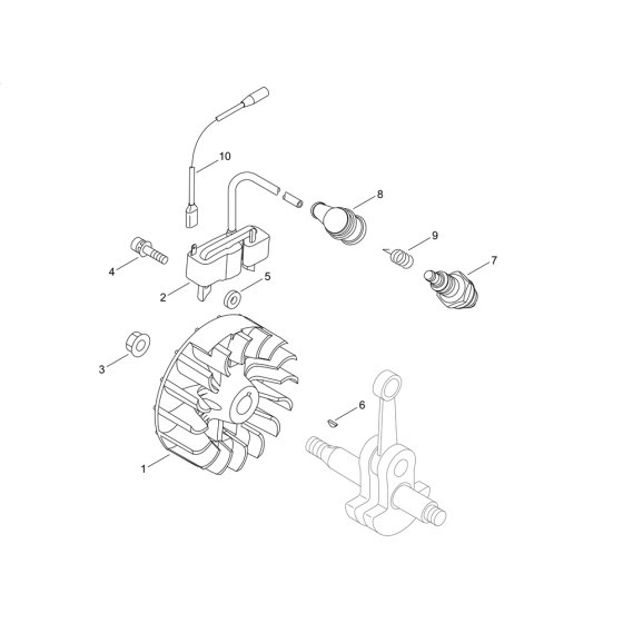 Magneto for ECHO SRM-300TES/L