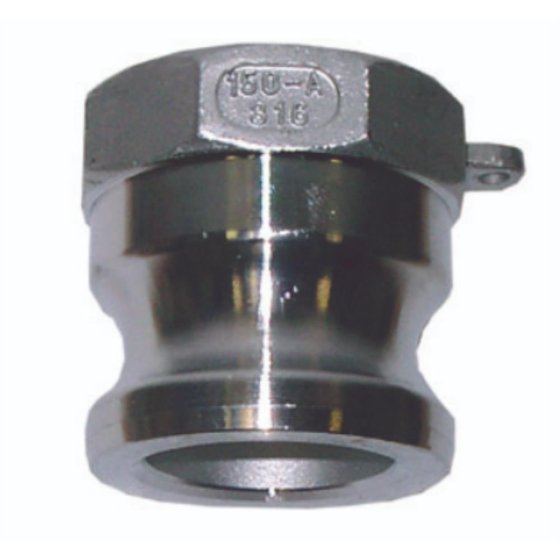 3/4" Type A Camlock X BSPP Female Stainless Steel