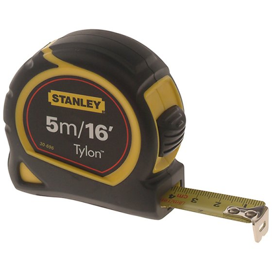 Pocket Tape 5m/16ft (Width 19mm) Loose by Stanley - 1-30-696