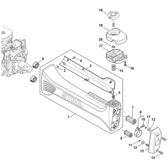 AV System for Stihl FS491 C-EM