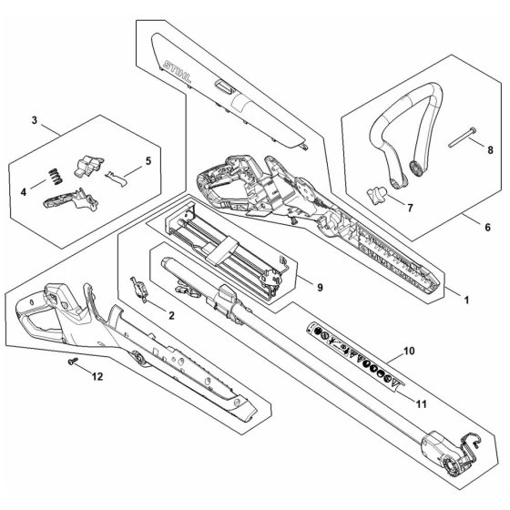 Handle Housing for Stihl FSA30