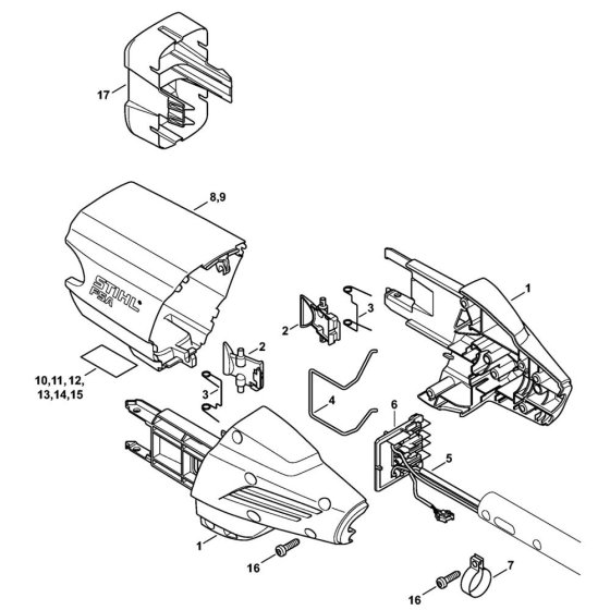 Handle Housing for Stihl FSA90R