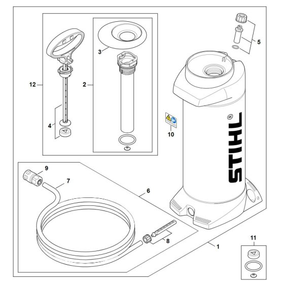 Stihl Water Tank Assembly