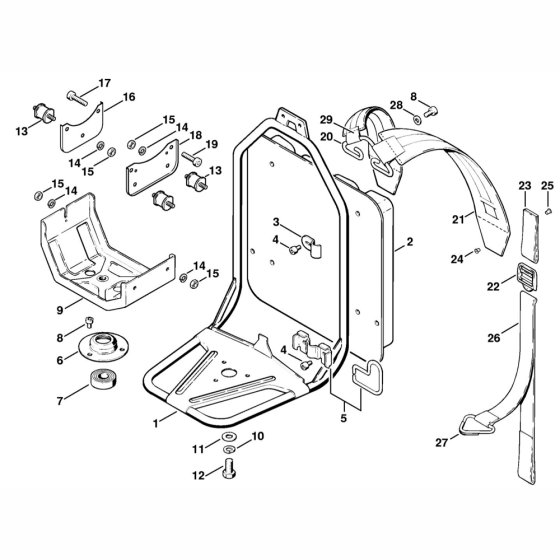 Support Frame for Stihl FR108