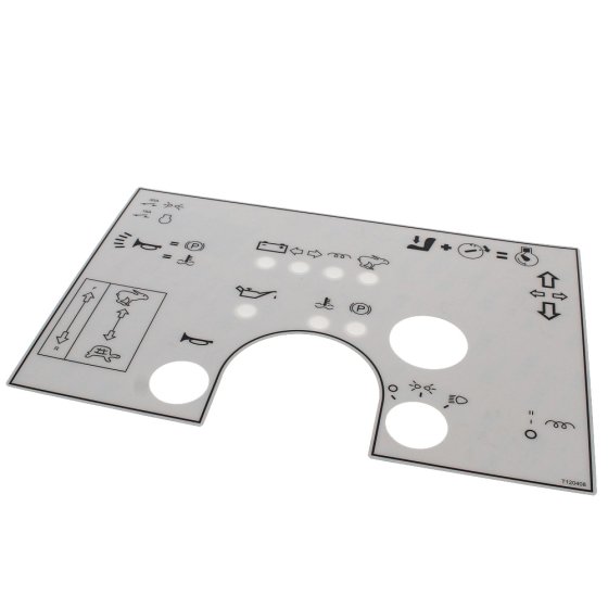 Dash Decal RTA Lights for Terex TA2H, TA3H Dumpers - OEM No. T120408