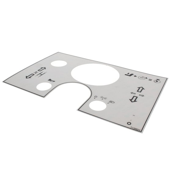 Dash Decal RTA Lights for Terex TA5, TA6 Dumper - OEM No. T139824