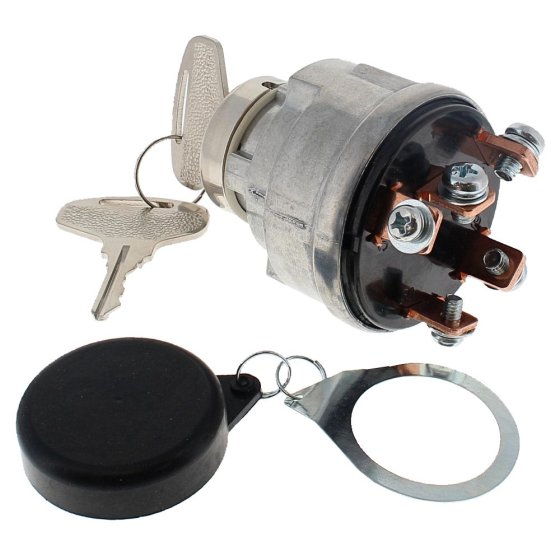 Ignition Switch 3 Position for Thwaites Dumpers with Perkins Engine - 10000-46816