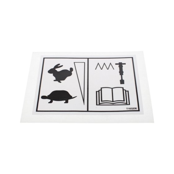 Mbr Engine Speed Decal (88mm) for Terex MBR71 HD Rollers - T163206