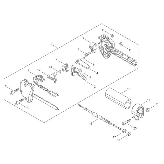 Throttle for Shindaiwa T251