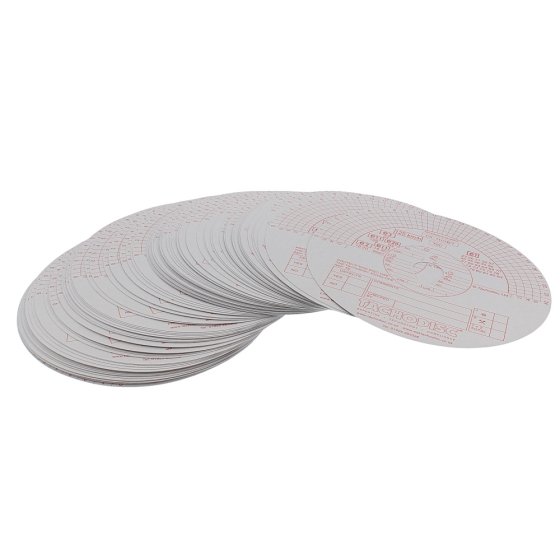 Computer Chart Red Trace Discs, Tacho Equipment