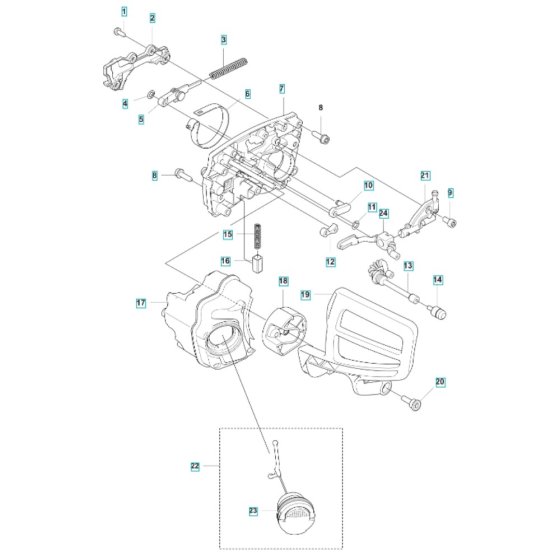 Chain Brake for Husqvarna T540i XP