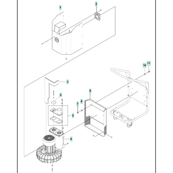Engine Assembly for T8600