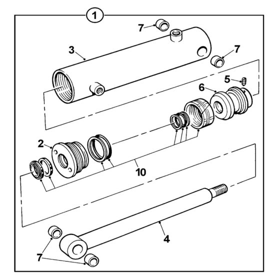 RAM Skip Tipping Assembly