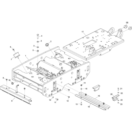 Chassis Assembly for Belle TDX 650