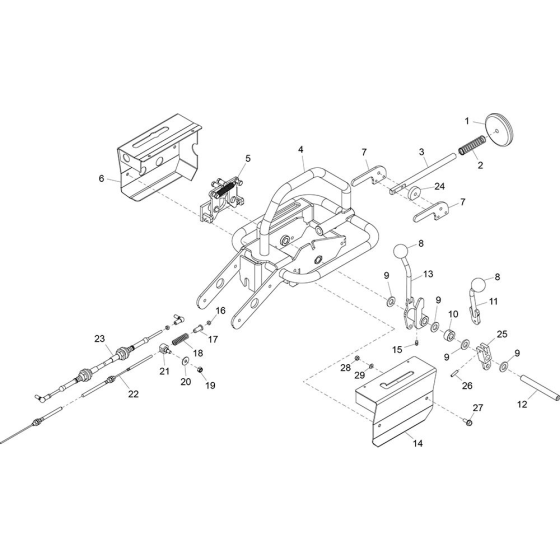 Controls Assembly for Belle TDX 650