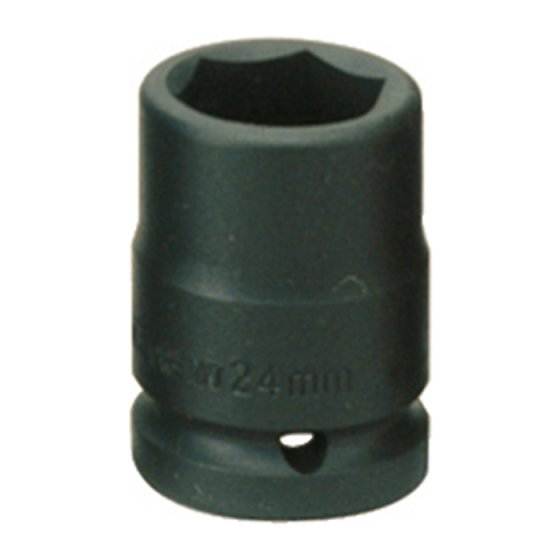 Impact Socket Hexagon 6 Point 1/2in Drive 17mm by Teng