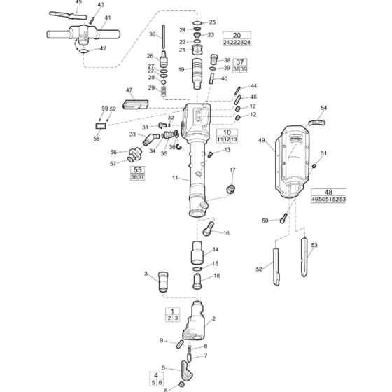 Atlas Copco TEX18PS Assembly