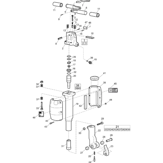 Atlas Copco TEX21PE Assembly