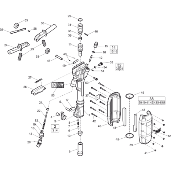 Atlas Copco TEX230PE Assembly