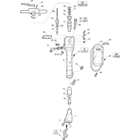 Atlas Copco TEX39PS Assembly