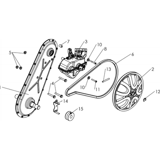 Transmission Assembly for TF 435P