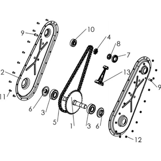 Transmission Assembly for TF 435P