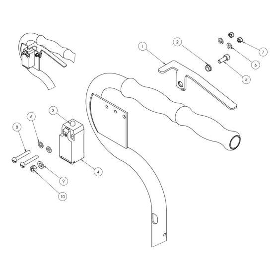 Handle Assembly for TFP200