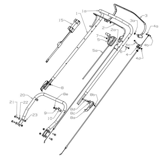 Handle Assembly for Morrison Titan IS