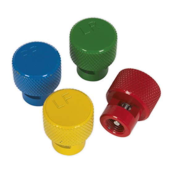 TPMS Valve Deflator Tool 4pc Sealey Part No. TPMS4