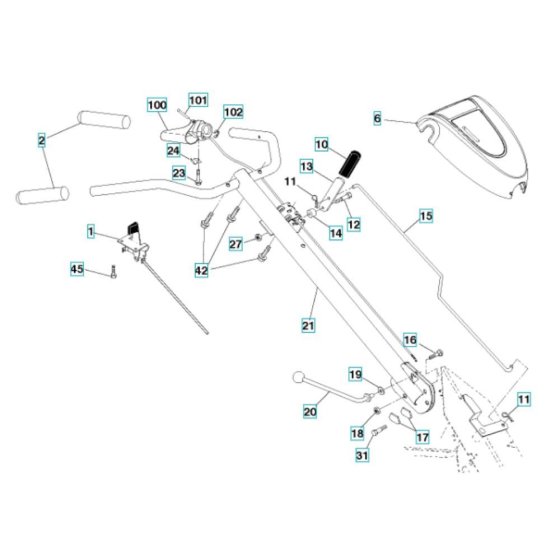 Handle Assembly for TR 317DE