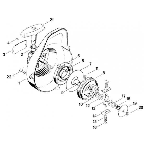 Stihl TS08 Rewind Starter