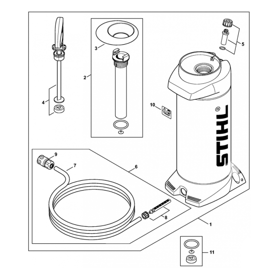 TS440 Water Tank Parts