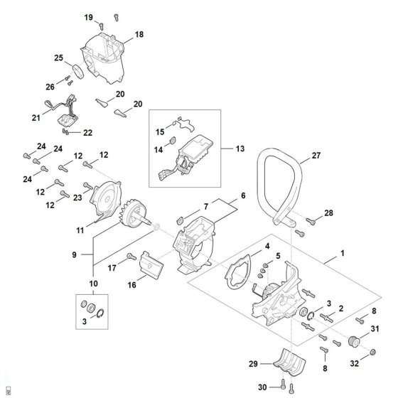 Stihl TSA300 Parts