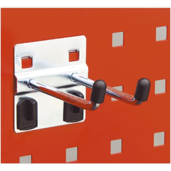 Double Prong Hook 6 x 50mm Angled End Pack of 5 Sealey Part No. TTS21
