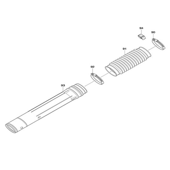 Tube Assembly for Makita EB5300TH