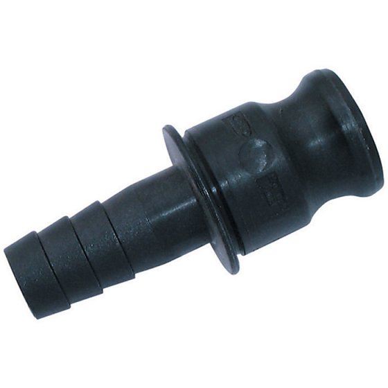 Plastic Camlock Male to  2" Hose Tail Coupling