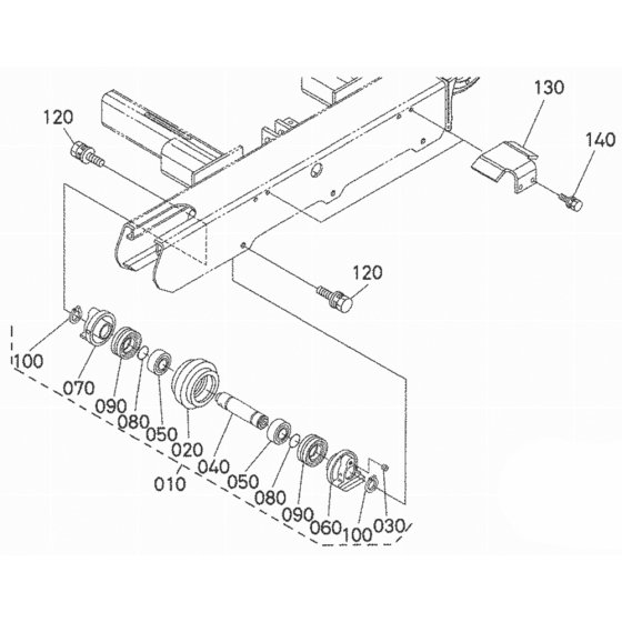 Track Roller for Kubota U15