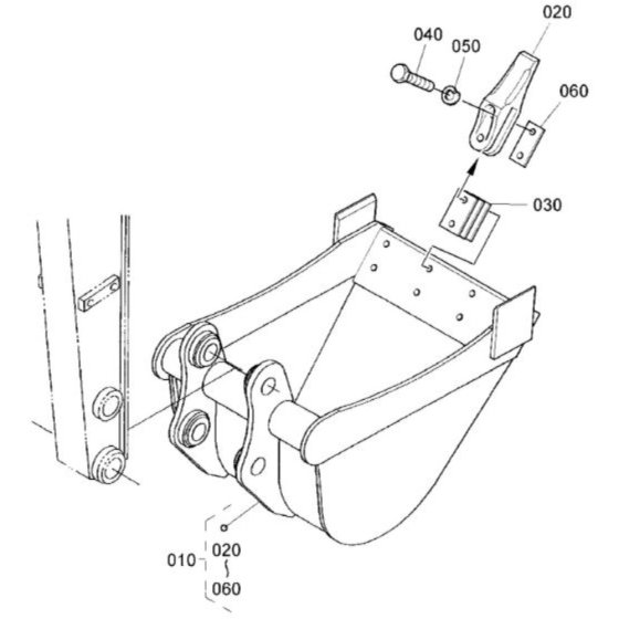 Bucket Assembly for Kubota U30-3a2