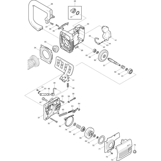 Handle & Clutch Assembly