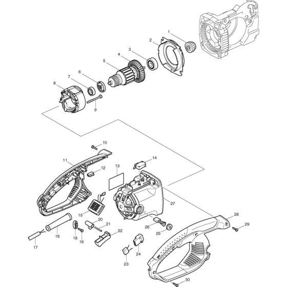 Main Assembly for Makita UC3530A/2